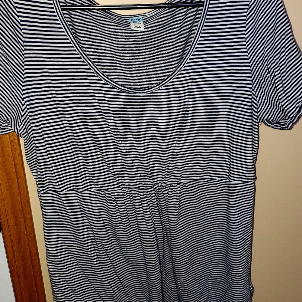 Old Navy, Maternity, XL, Blue and White